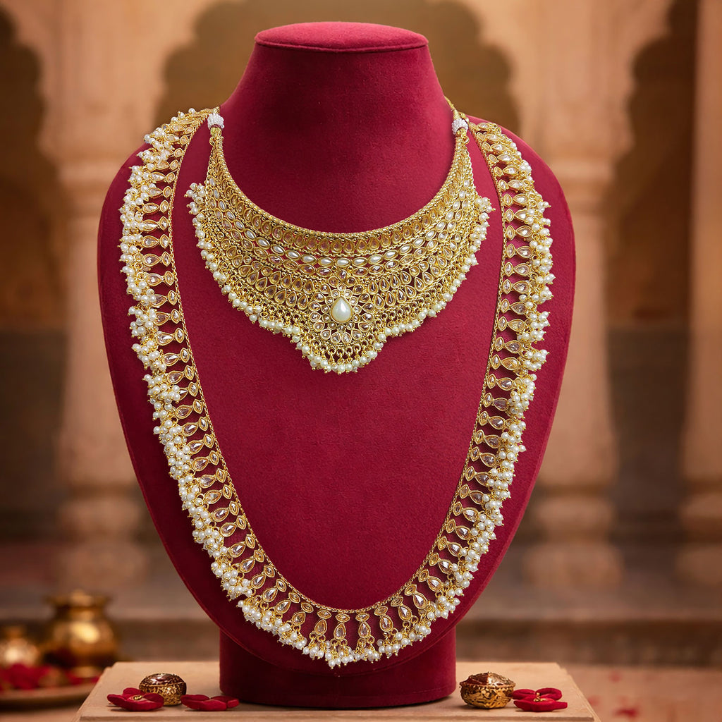 Kundhan wedding jewellery