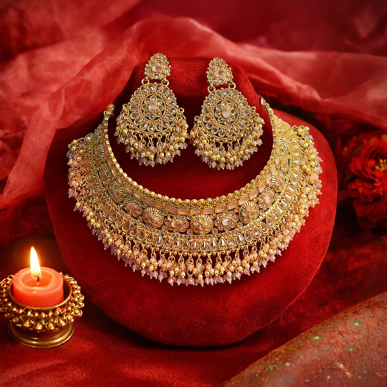 Kundhan wedding jewellery