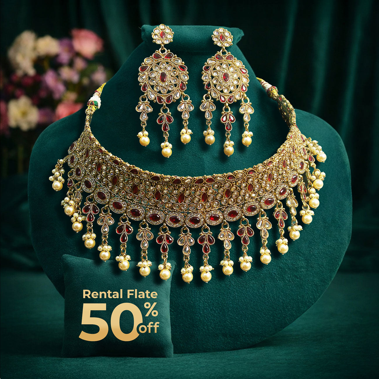 Kundhan wedding jewellery